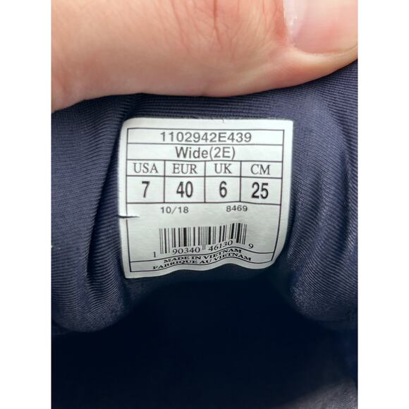 Brooks Adrenaline Navy Athletic Shoes - Picture 6 of 6